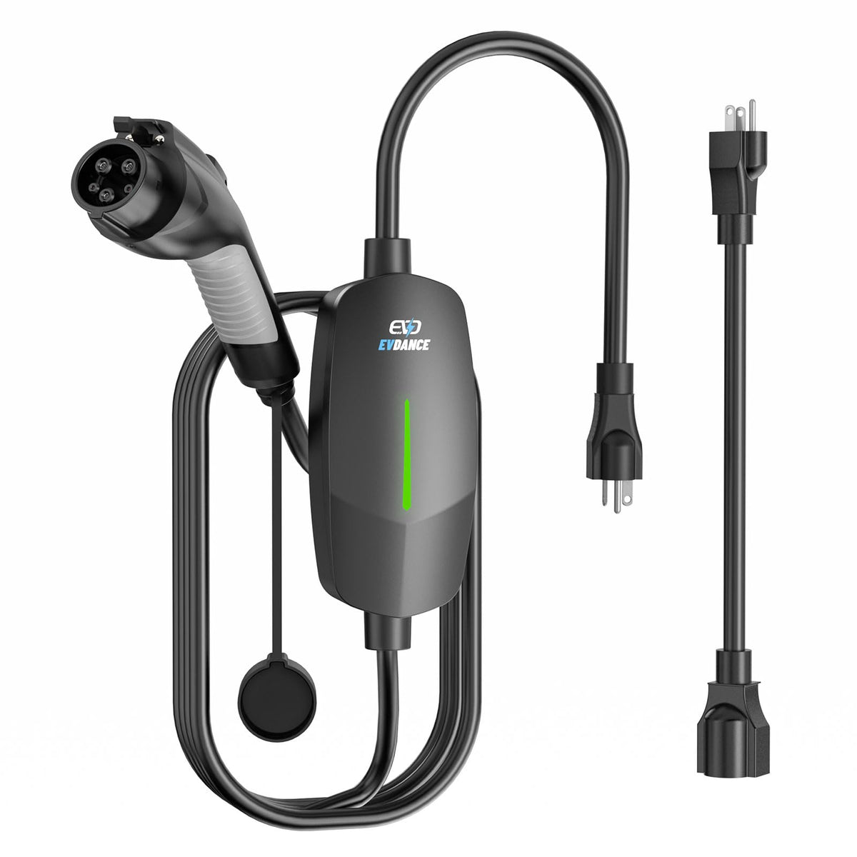 EVDANCE Level 1&2 charger front view for convenient home charging