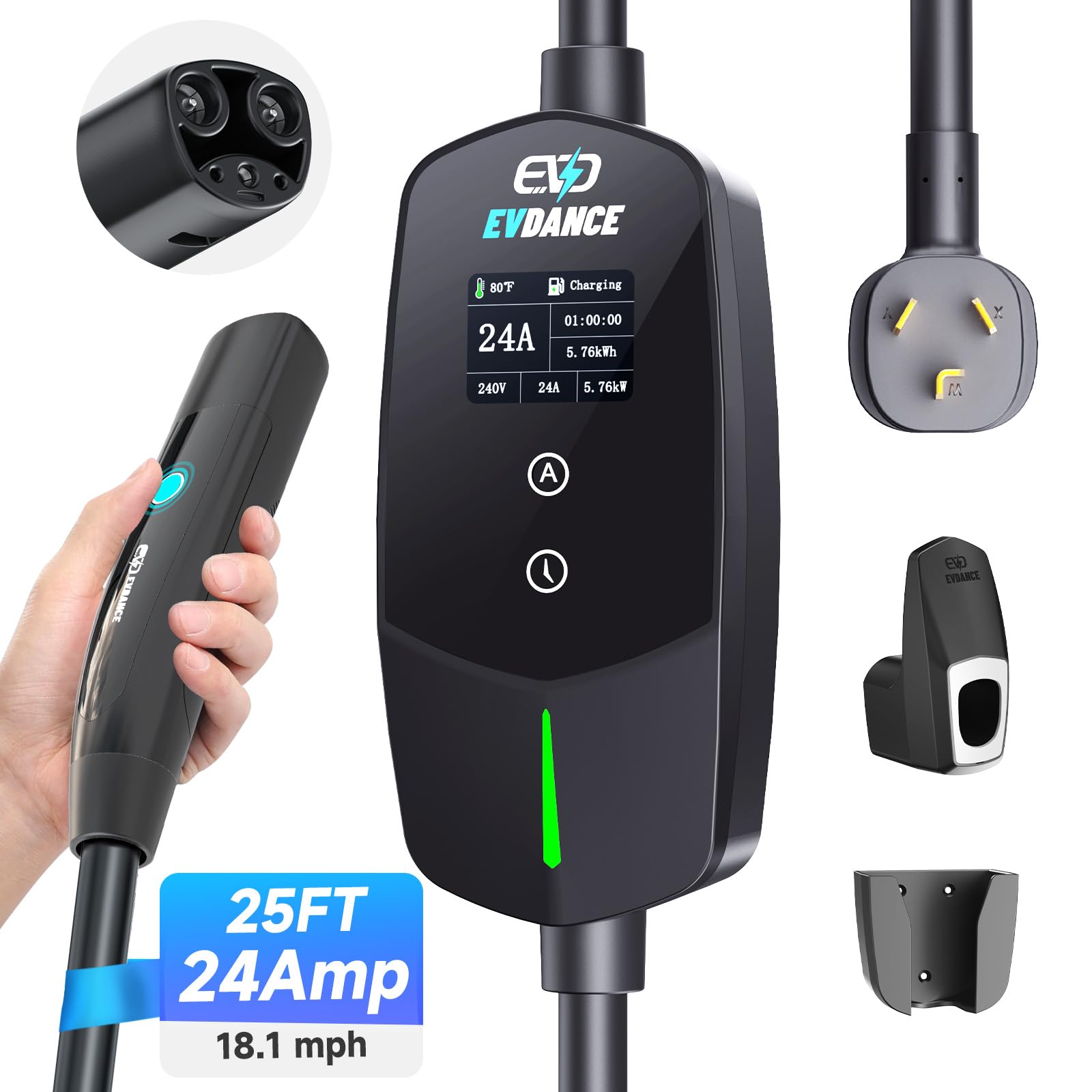 EVDANCE rugged enclosure and design fit everyday use outdoors.