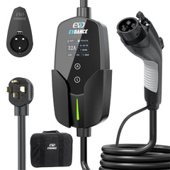 EVDANCE Level 2 EV Charger unit for fast home charging.
