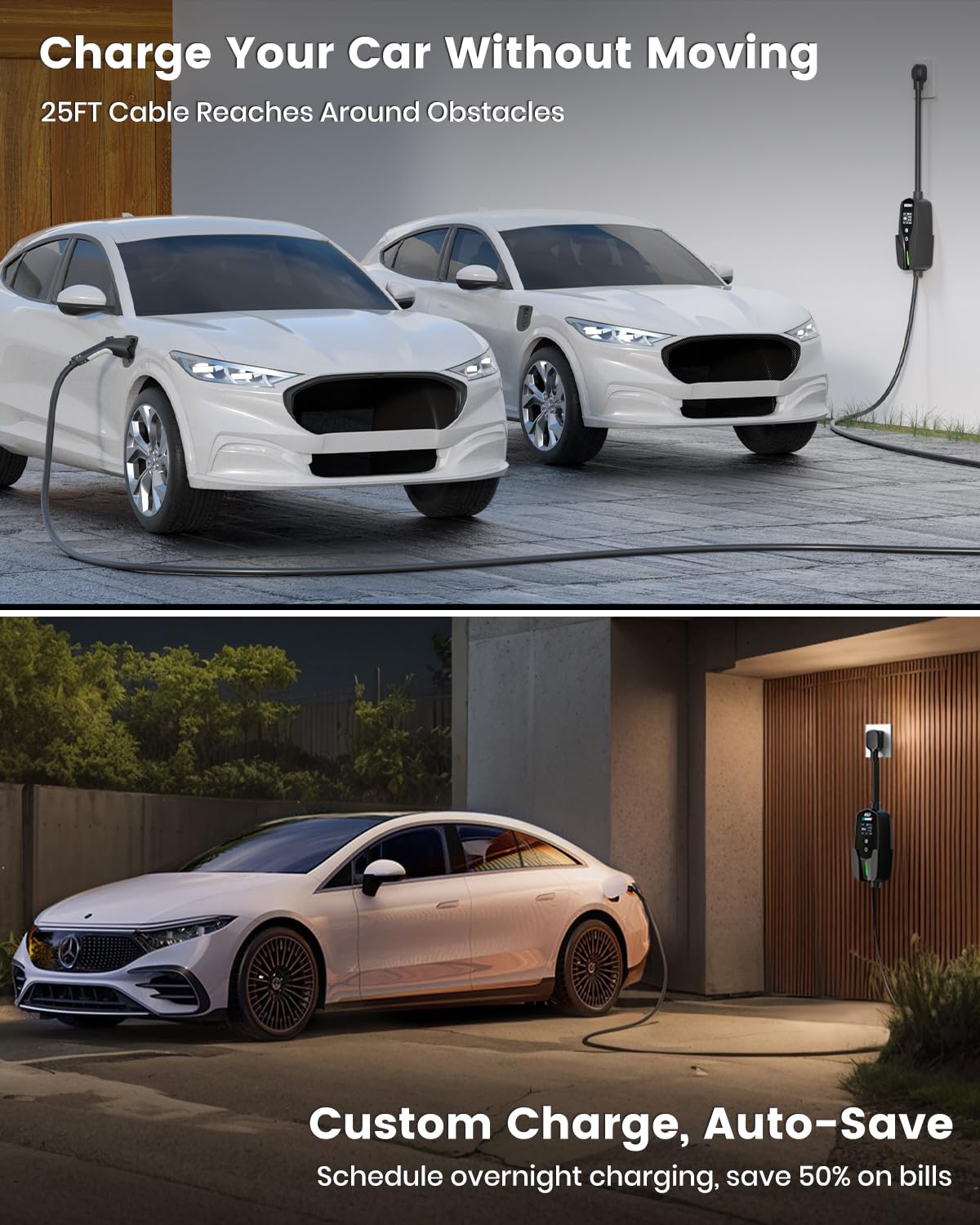 EVDANCE 12AWG copper cables ensure durable, safer charging performance.