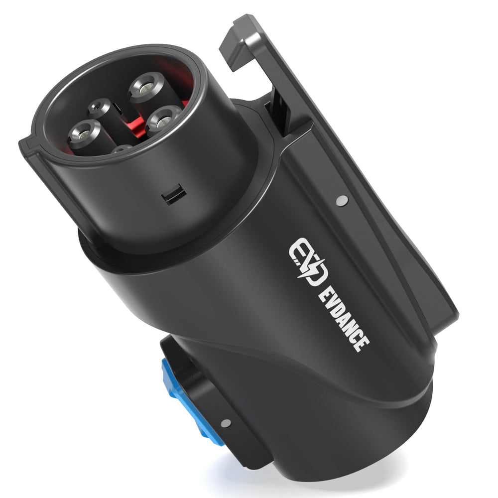 EVDANCE NACS to J1772 adapter main assembly enables flexible charging.