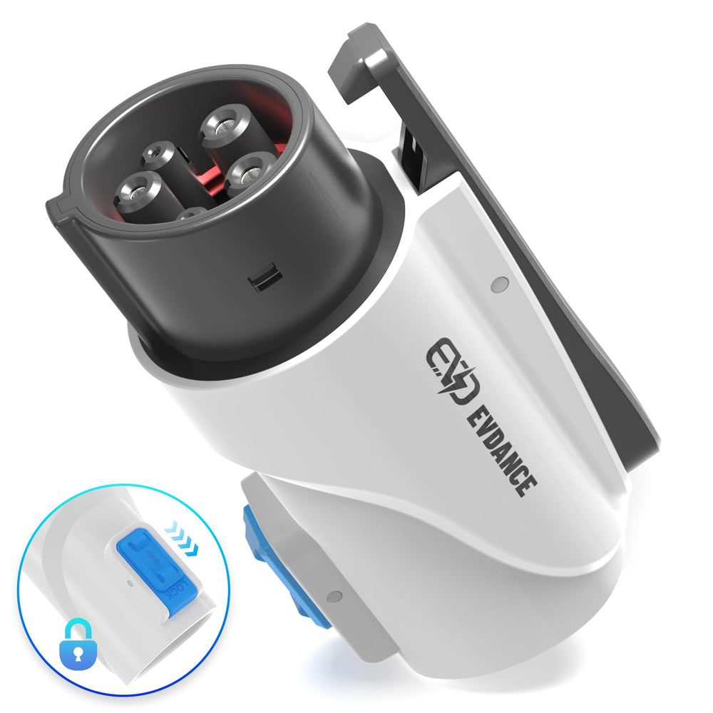 EVDANCE Tesla-J1772 adapter-safe-materials reassure long-term durability and reliable operation.