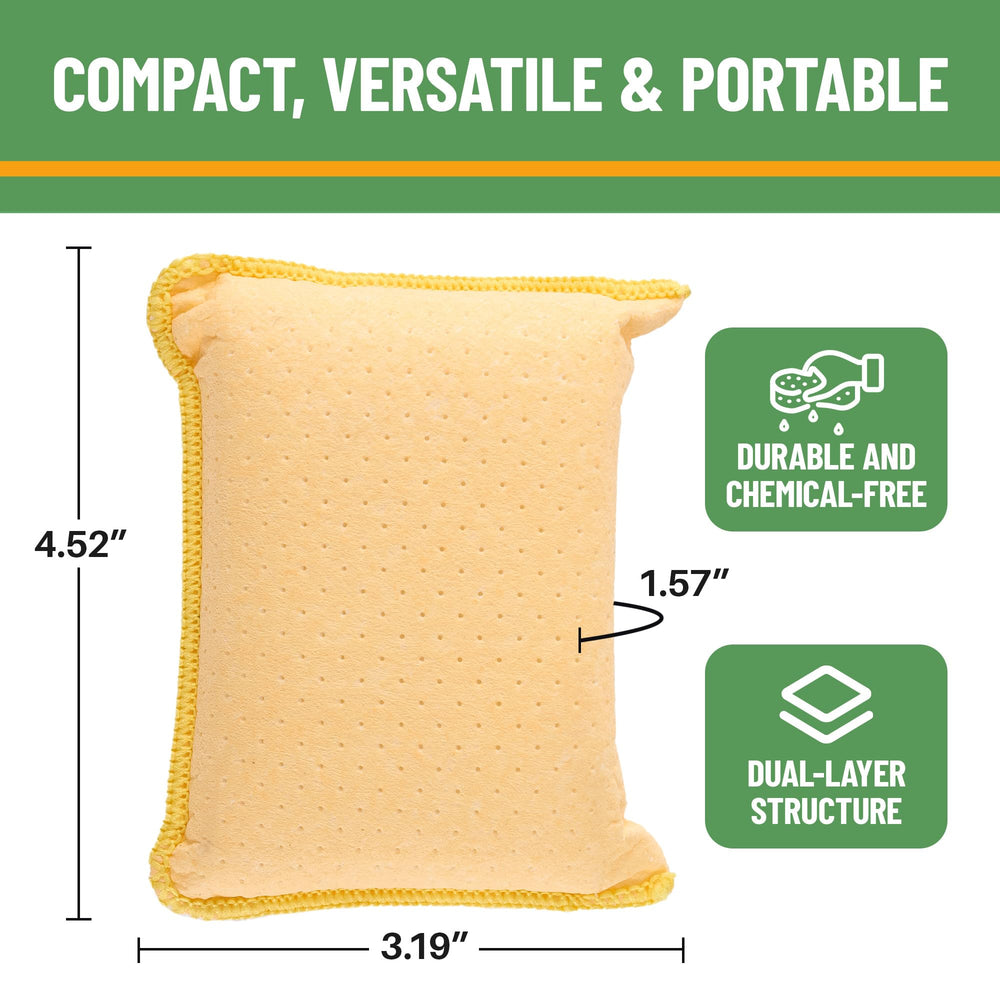 Evelots machine-washable auto cloth is reusable for future use.