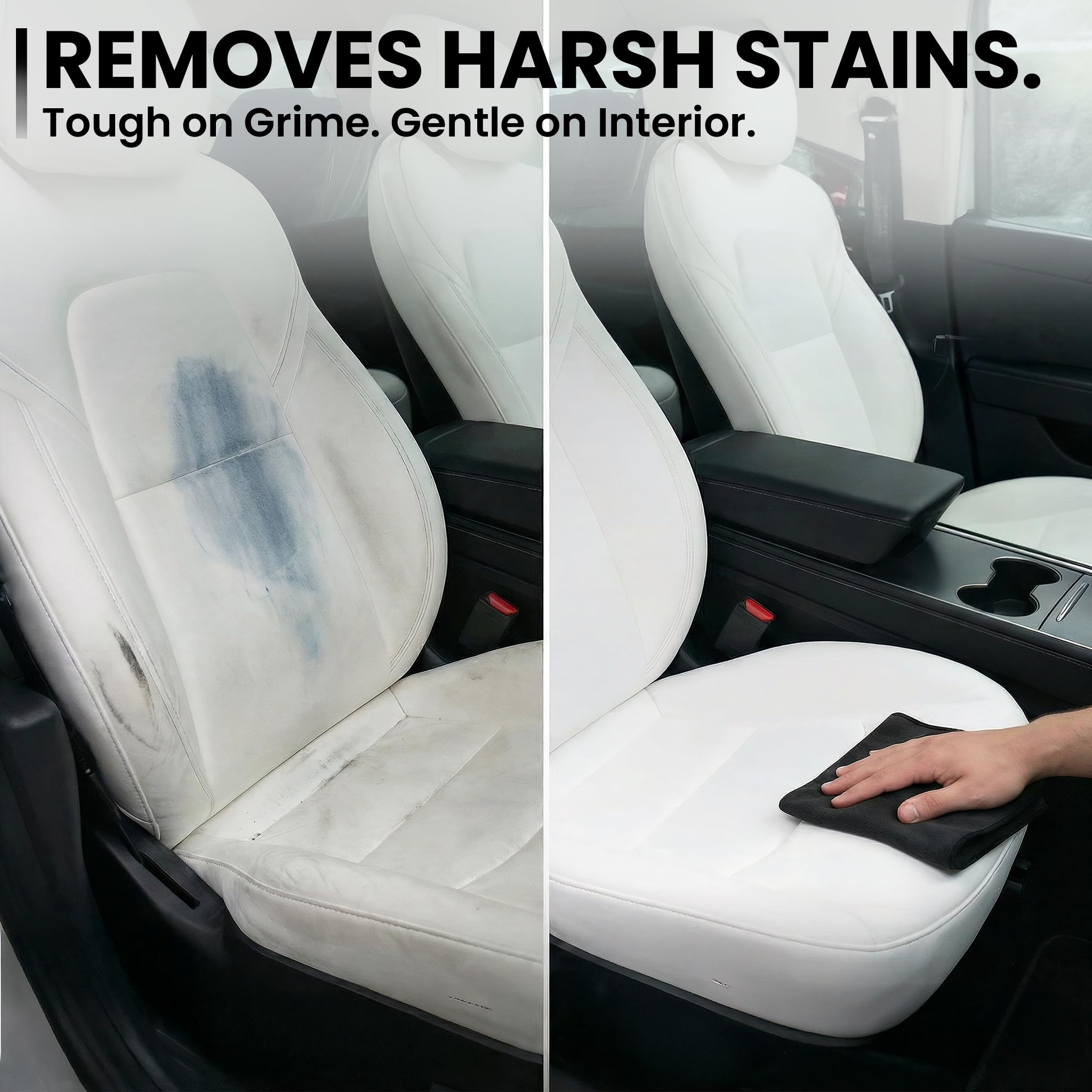 EVEO clean cabin interior showcase after using the kit