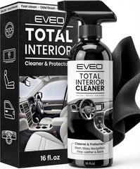 EVEO Total Interior Cleaner bottle pour enables quick, even spray for a fast interior refresh.