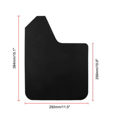 EVER universal mud flaps rear-left view keep cargo area cleaner.