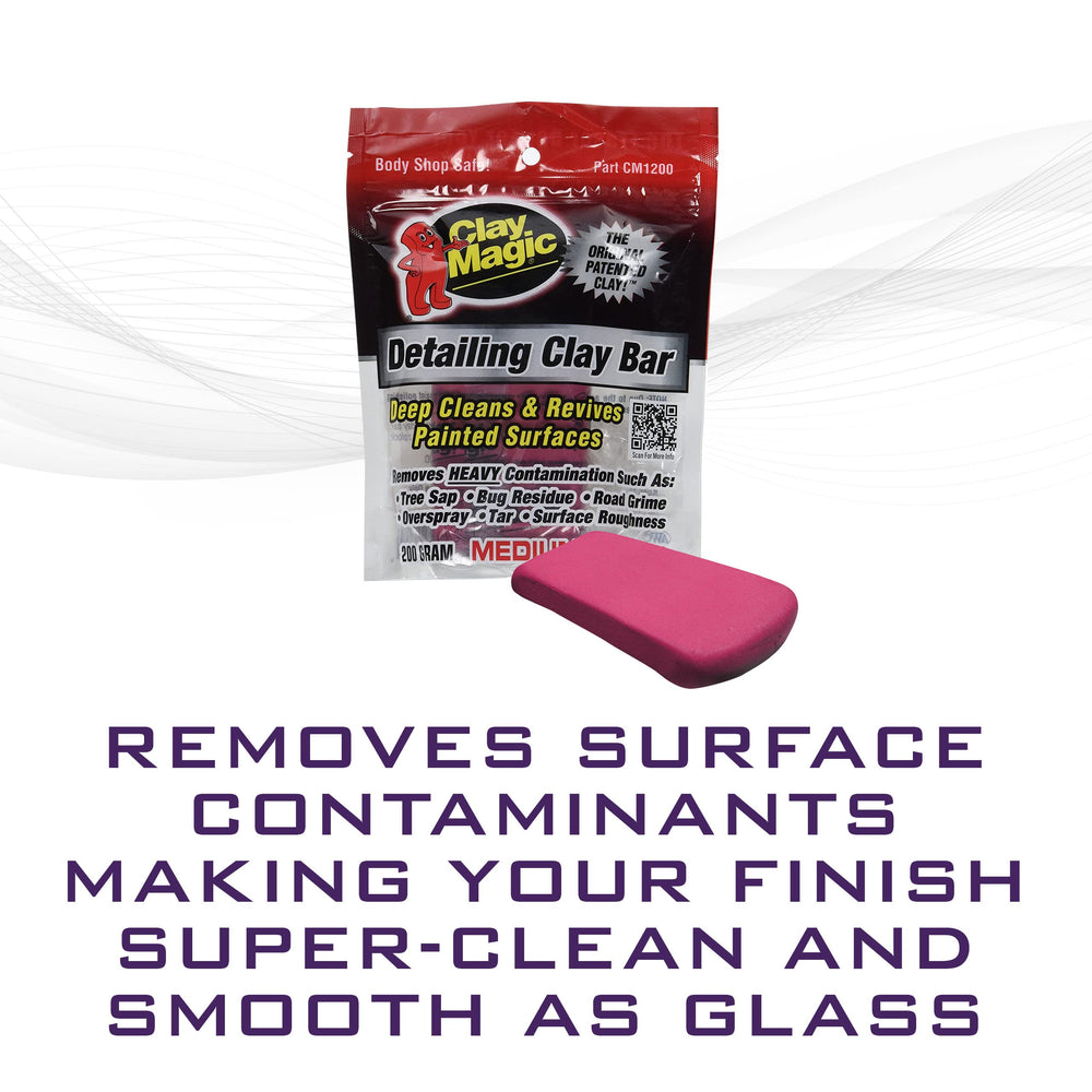 Evercoat Auto Magic Clay Magic on chrome restores shine by removing surface contaminants.