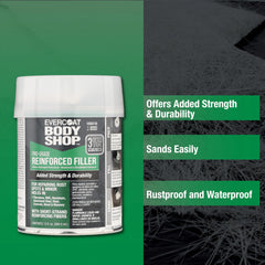 Evercoat Body Shop 105010 cream hardener included for precise mixing.