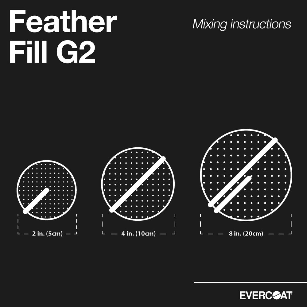 Feather Fill G2 works on fiberglass and rigid plastics