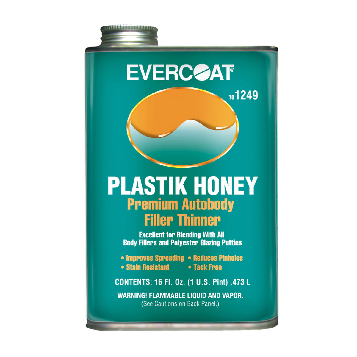 Evercoat Plastik Honey bottle pour shows thinning for body fillers