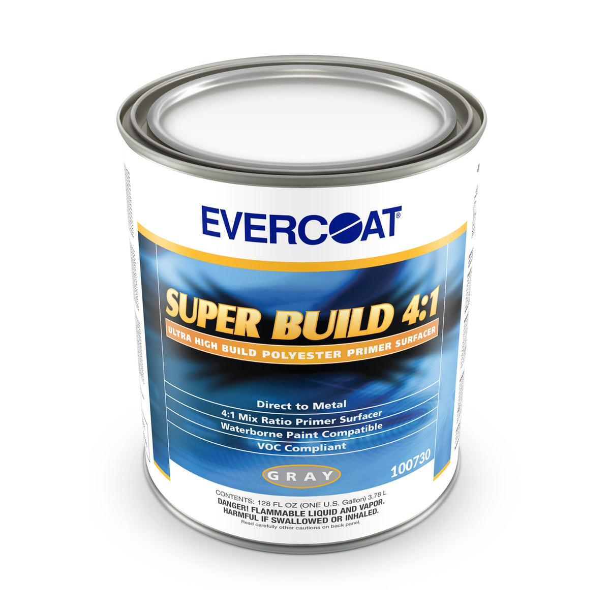Evercoat Super Build 4:1 primer surfacer on aluminum for smooth sanding and durable adhesion.