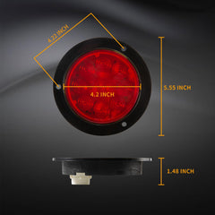 EVERESTHD 4-inch LED tail lamps provide brake and marker lighting.