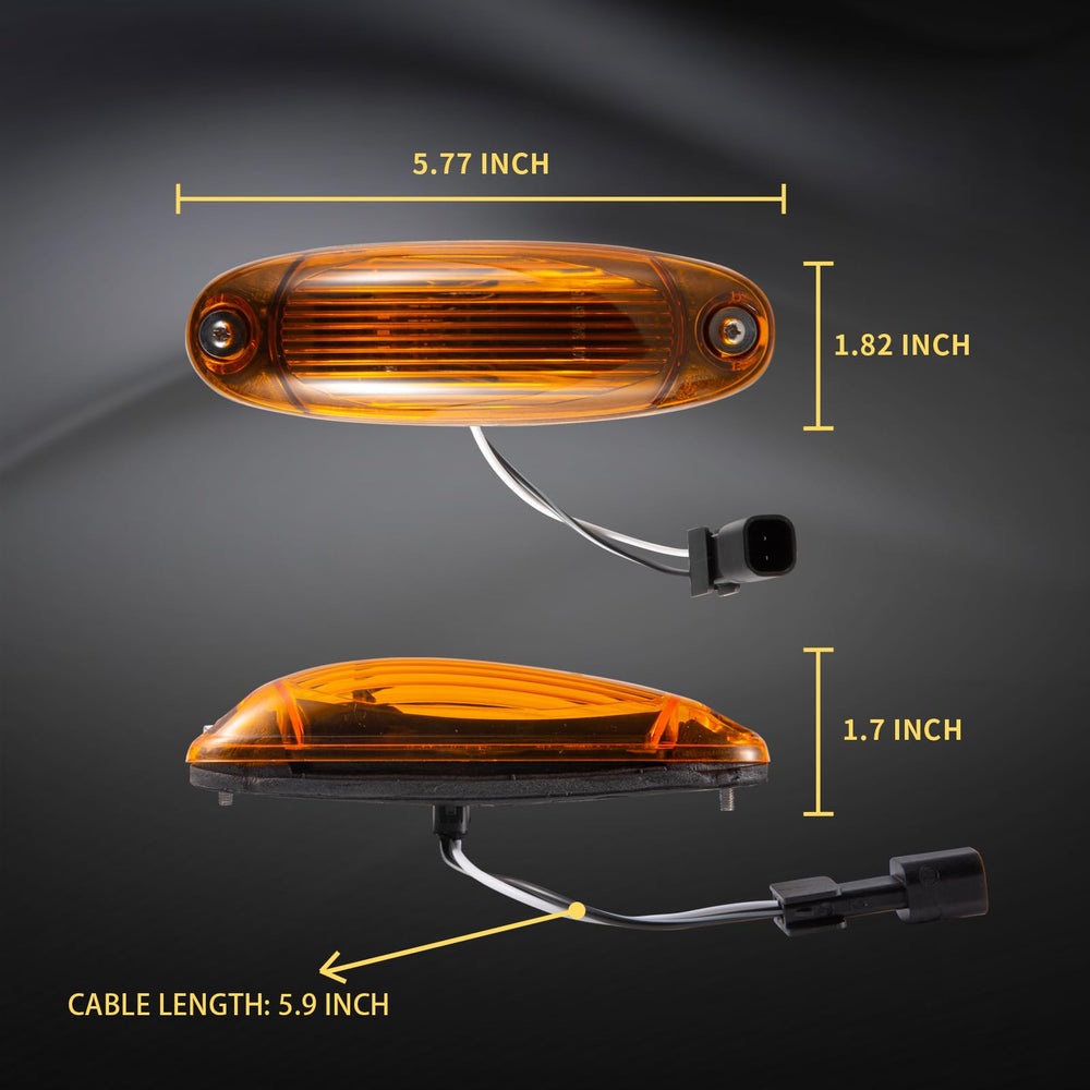 Five piece set ensures complete cab roof signaling for Cascadia.