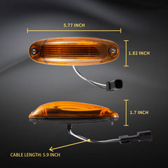 Five piece set ensures complete cab roof signaling for Cascadia.