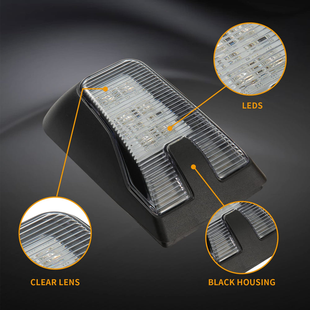 EVERESTHD Volvo VNL side marker light close-up shows durable waterproof housing.