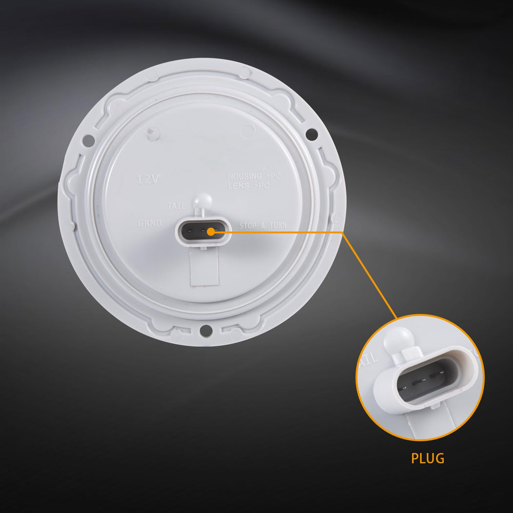EVERESTHD waterproof red trailer light excels in rain and snowy conditions.