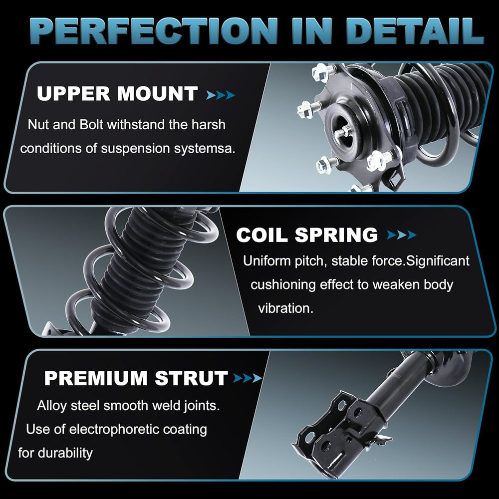EVERESTWAY chrome piston rod detail highlights durable seals