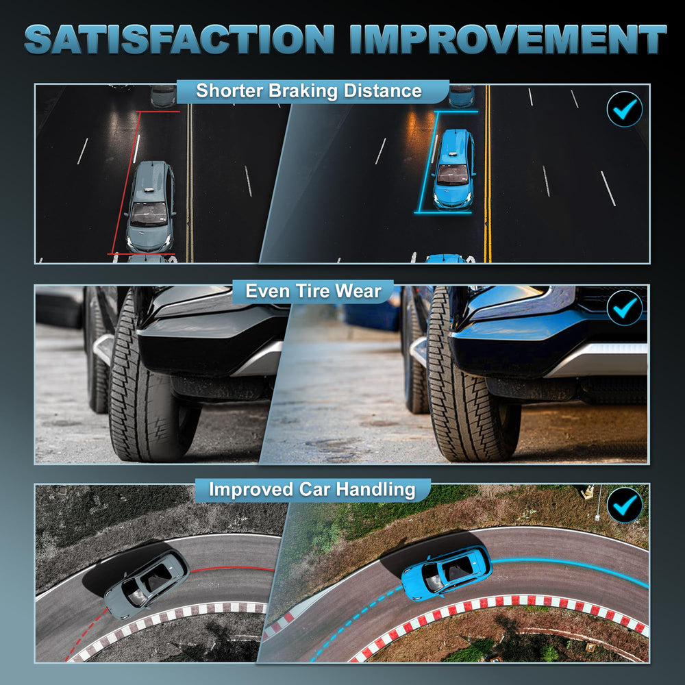EVERESTWAY front ride quality improvement under standard driving conditions