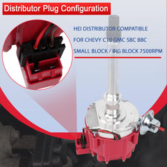 Everestway HEI distributor compatible with GMC small and big block engines.