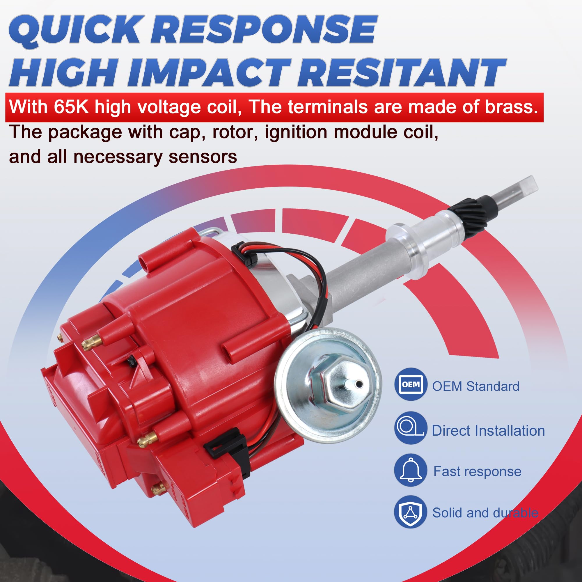 EVERESTWAY HEI rotor for consistent timing across cylinders.