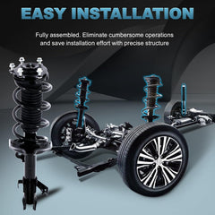 EVERESTWAY seamless sleeves ensure smooth strut movement during driving