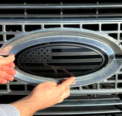 EverHITCH embossed aluminum emblem with durable finish
