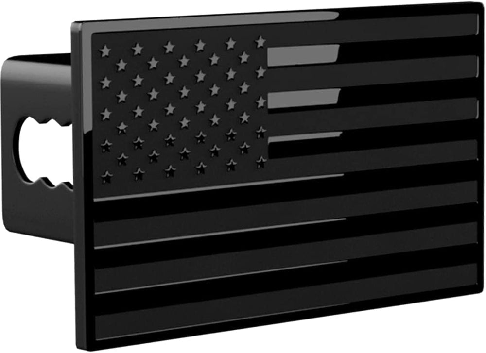 eVerHITCH stainless steel emblem detail on rugged hitch cover.