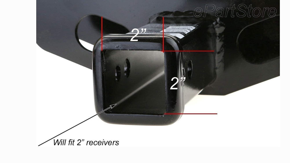 eVerHITCH weather-resistant finish keeps the hitch receiver cleaner over time.