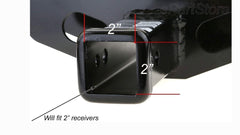 eVerHITCH weather-resistant finish keeps the hitch receiver cleaner over time.