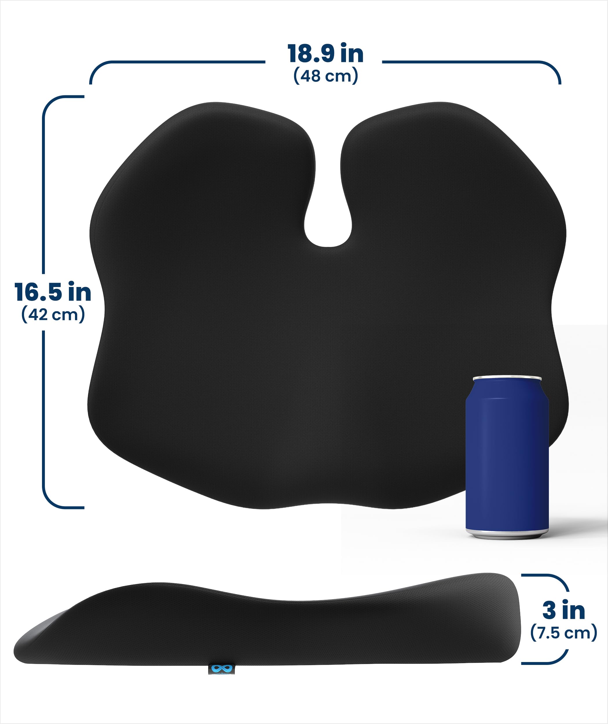 Everlasting Comfort travel and gaming chair pad delivers portable comfort
