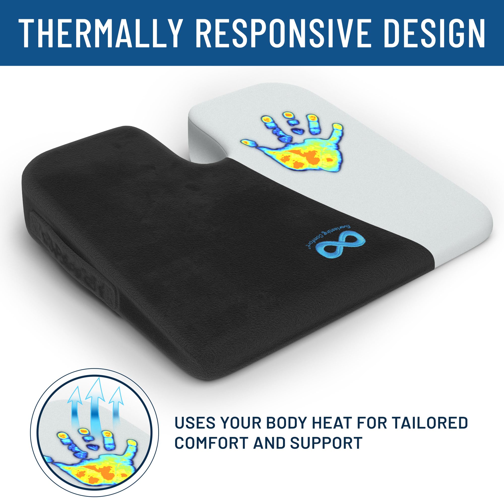 Everlasting Comfort washable cover makes maintenance quick and easy.