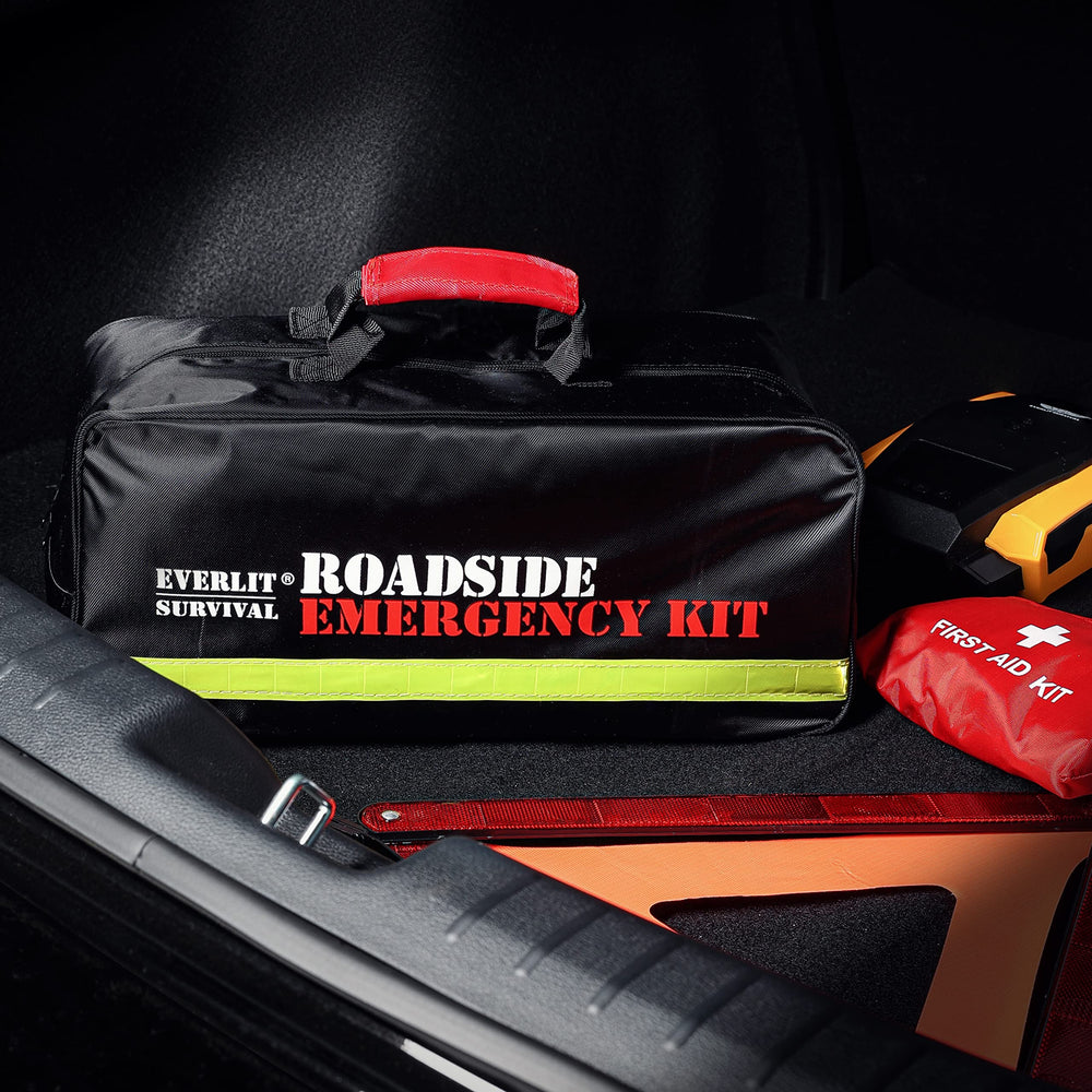 Everlit roadside safety bag with essential tools.
