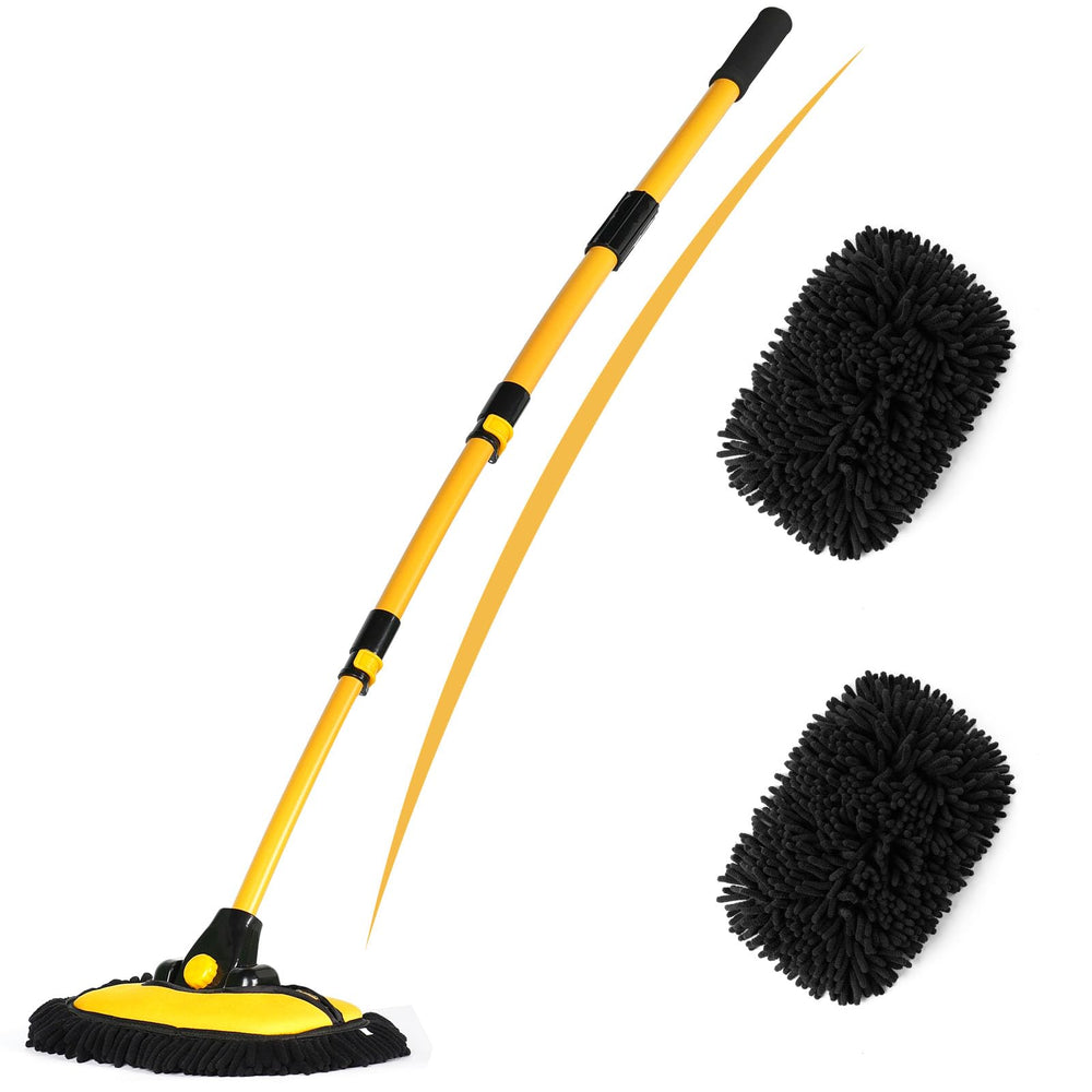 EVERRUSH 56.7-inch car wash brush mop kit for long-reach exterior cleaning