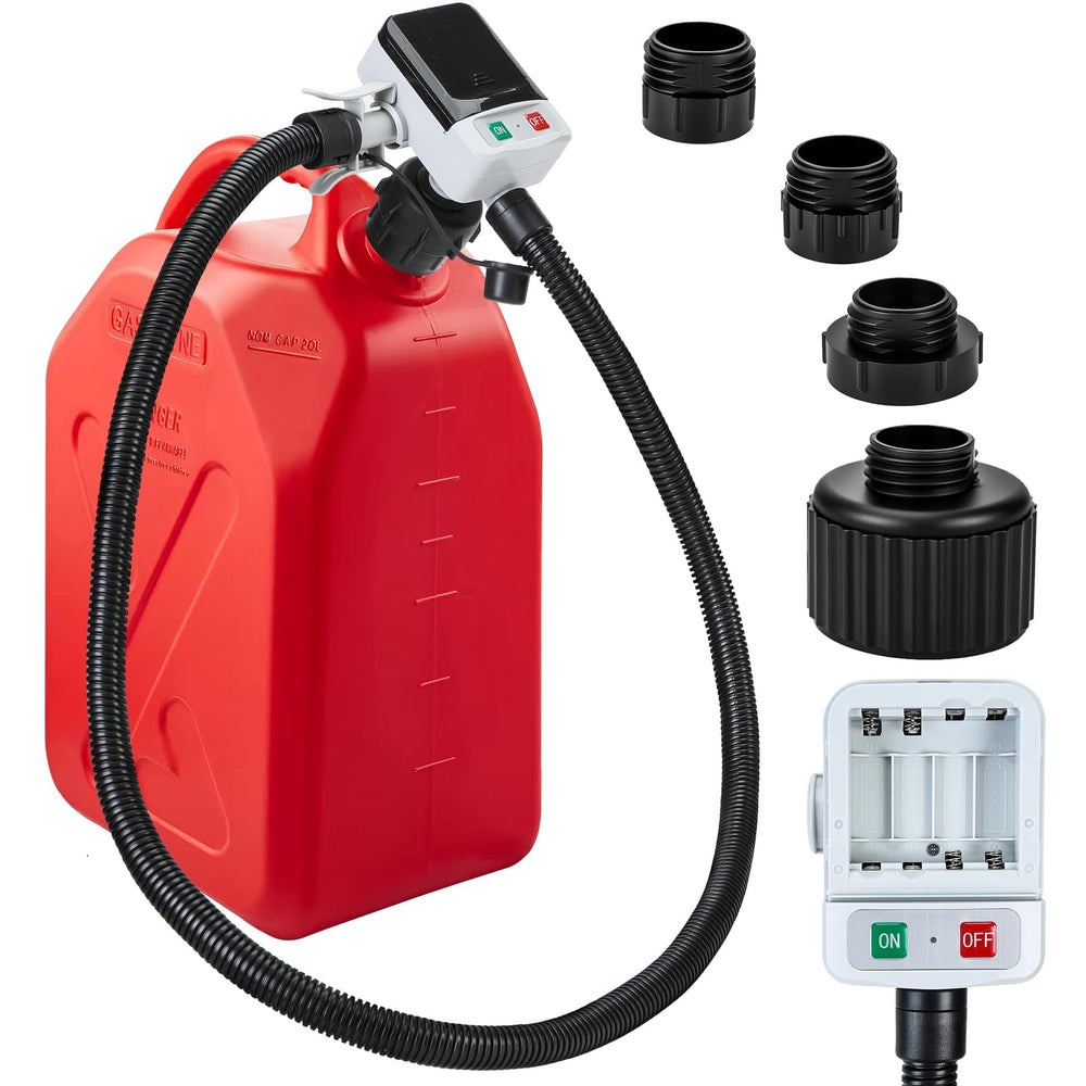 EVERRUSH fuel transfer pump with automatic stop prevents spills during refueling.