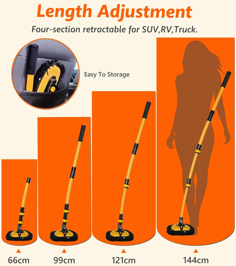 EVERRUSH 90-degree rotating head for access to tight corners