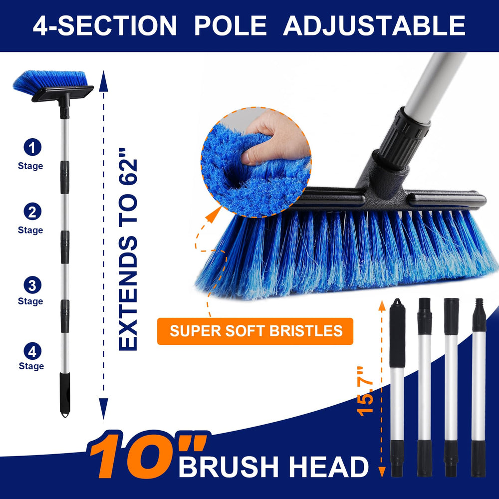 EVERRUSH soft-bristle brush head delivers scratch-free cleaning