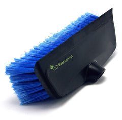 EverSPROUT 11-inch scrub brush with rubber bumper protects surfaces during cleaning.