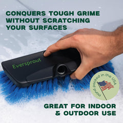 EverSPROUT brush with 3-4 inch ACME pole attachment for extended reach.