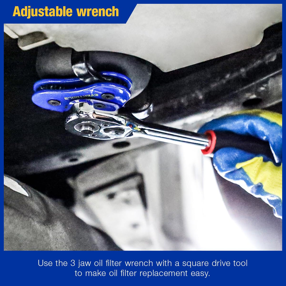 Evertools universal compatibility across cars, trucks, motorcycles, tractors, and more.