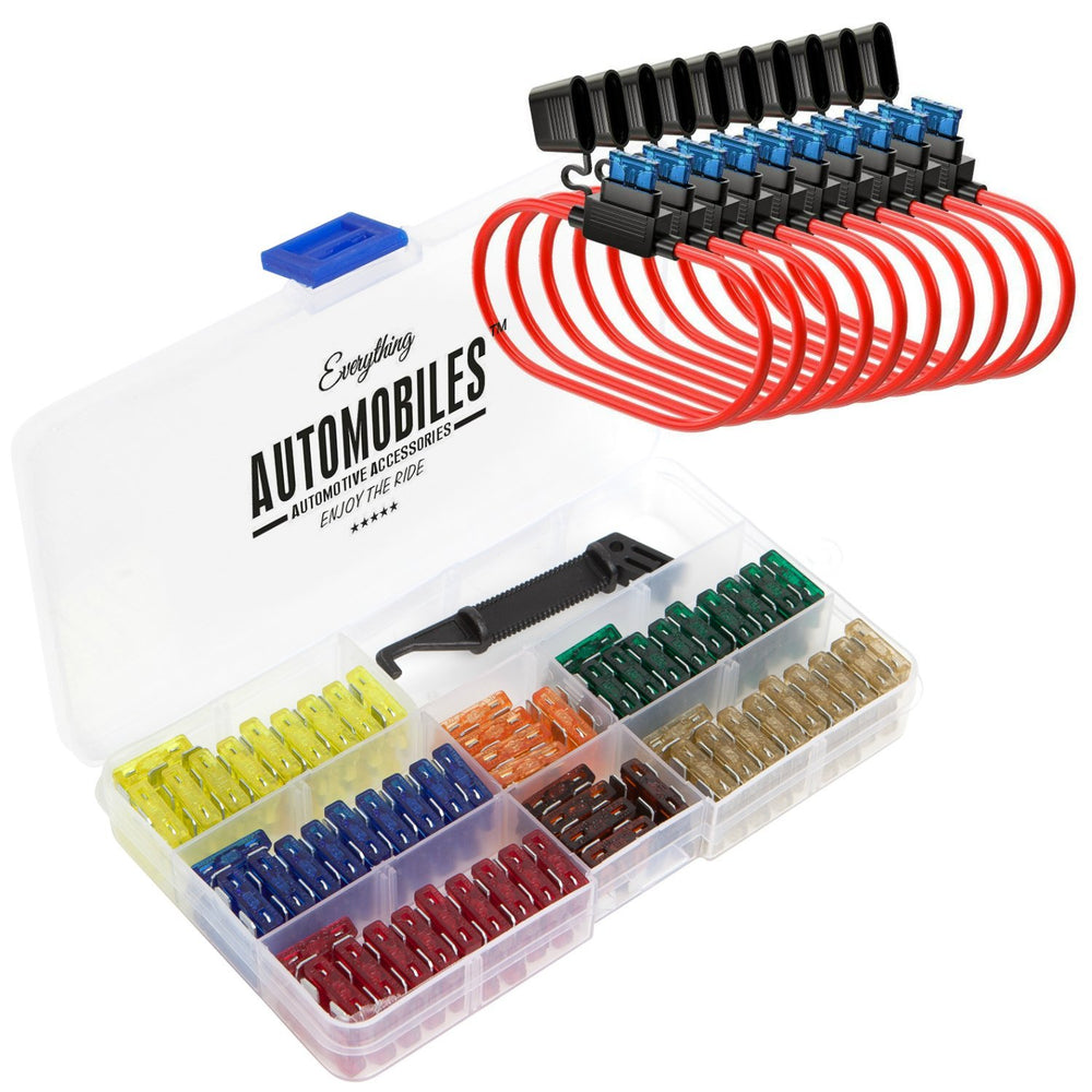 Everything Automobiles 120 assorted fuses for automotive electrical protection