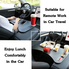 EVFITUS tray drink slot keeps beverages secure during travel
