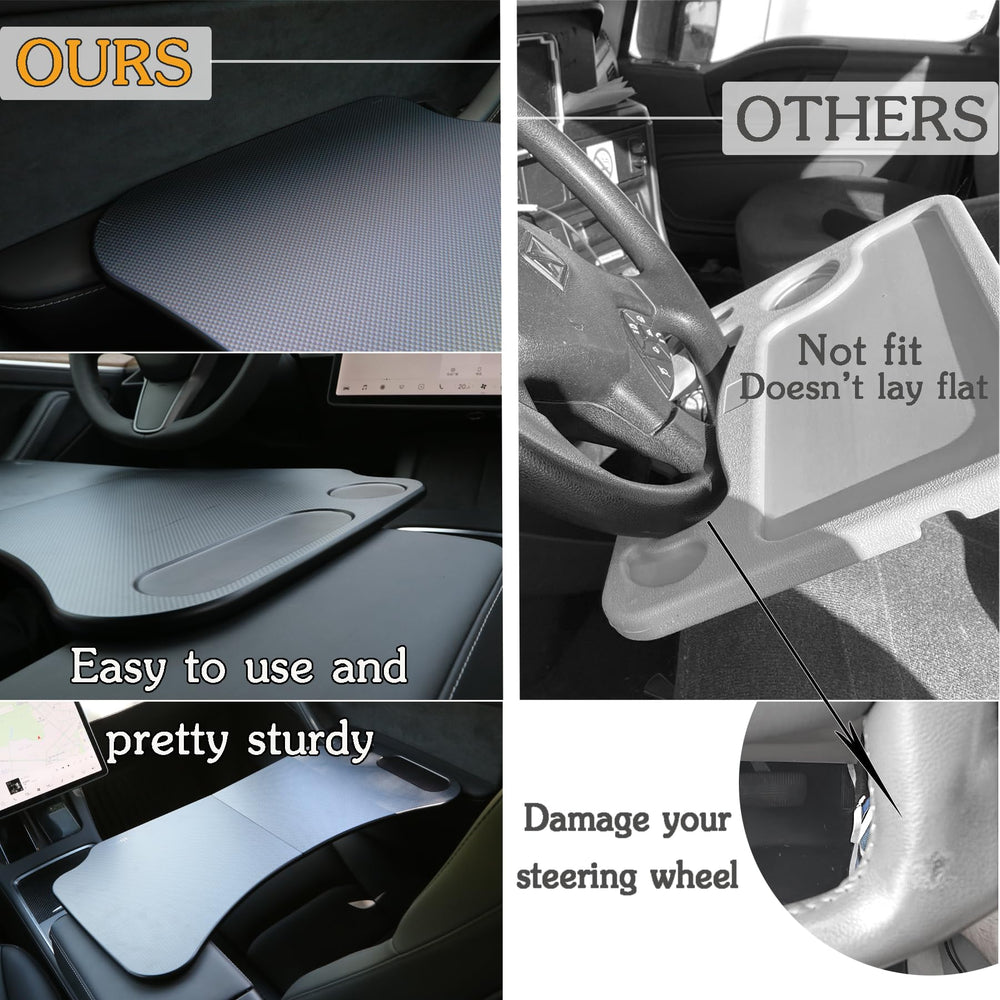 EVFITUS tray folded compact for storage in Model Y