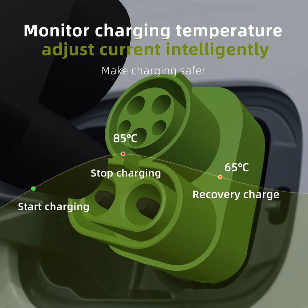 EVHIKING AC charging up to 250V at 32A for efficient Type 1 sessions.