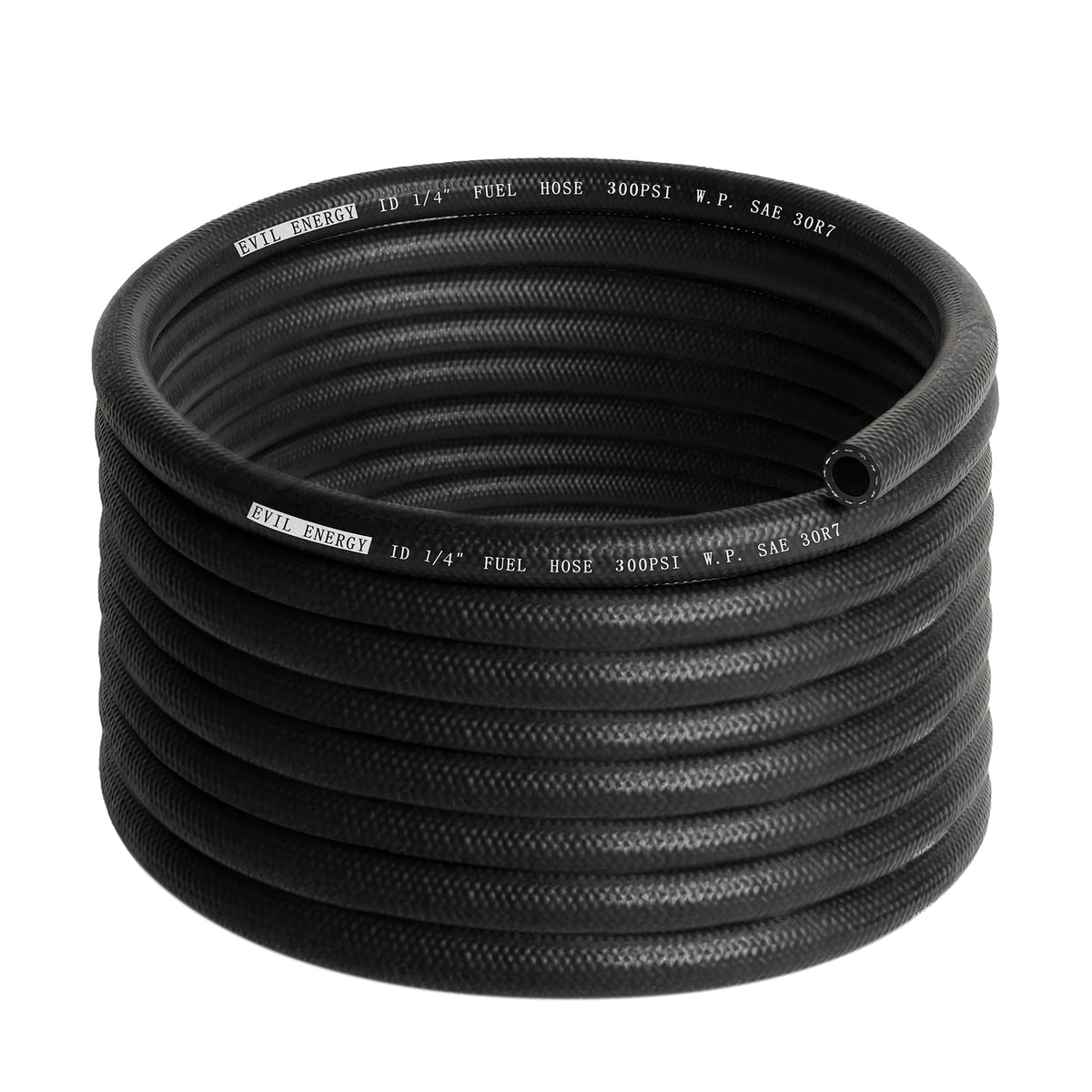 EVIL ENERGY 1-4 in fuel hose with push-lock for quick, secure fittings.