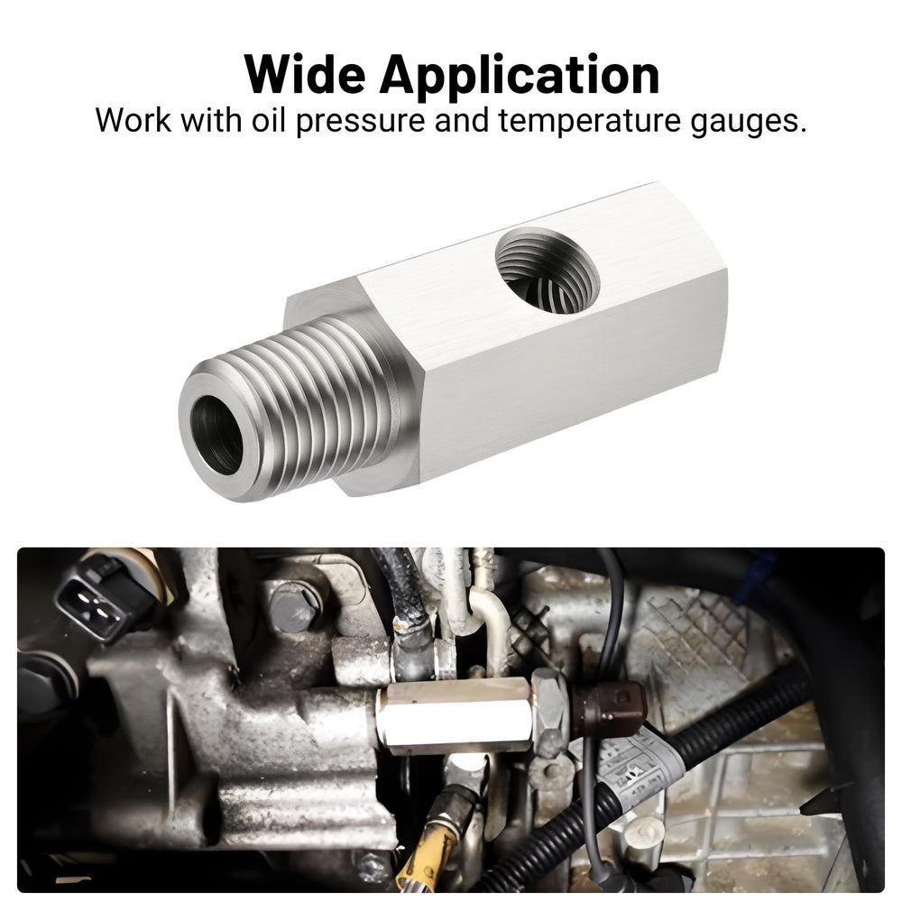 Evil Energy 1/4-18 NPT threaded compatibility simplifies sensor upgrades.
