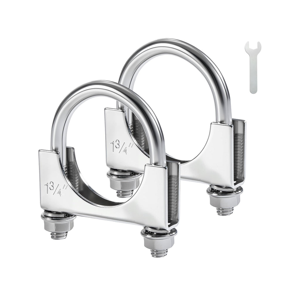 Evil Energy 1.75-inch exhaust clamp shown for secure pipe connection