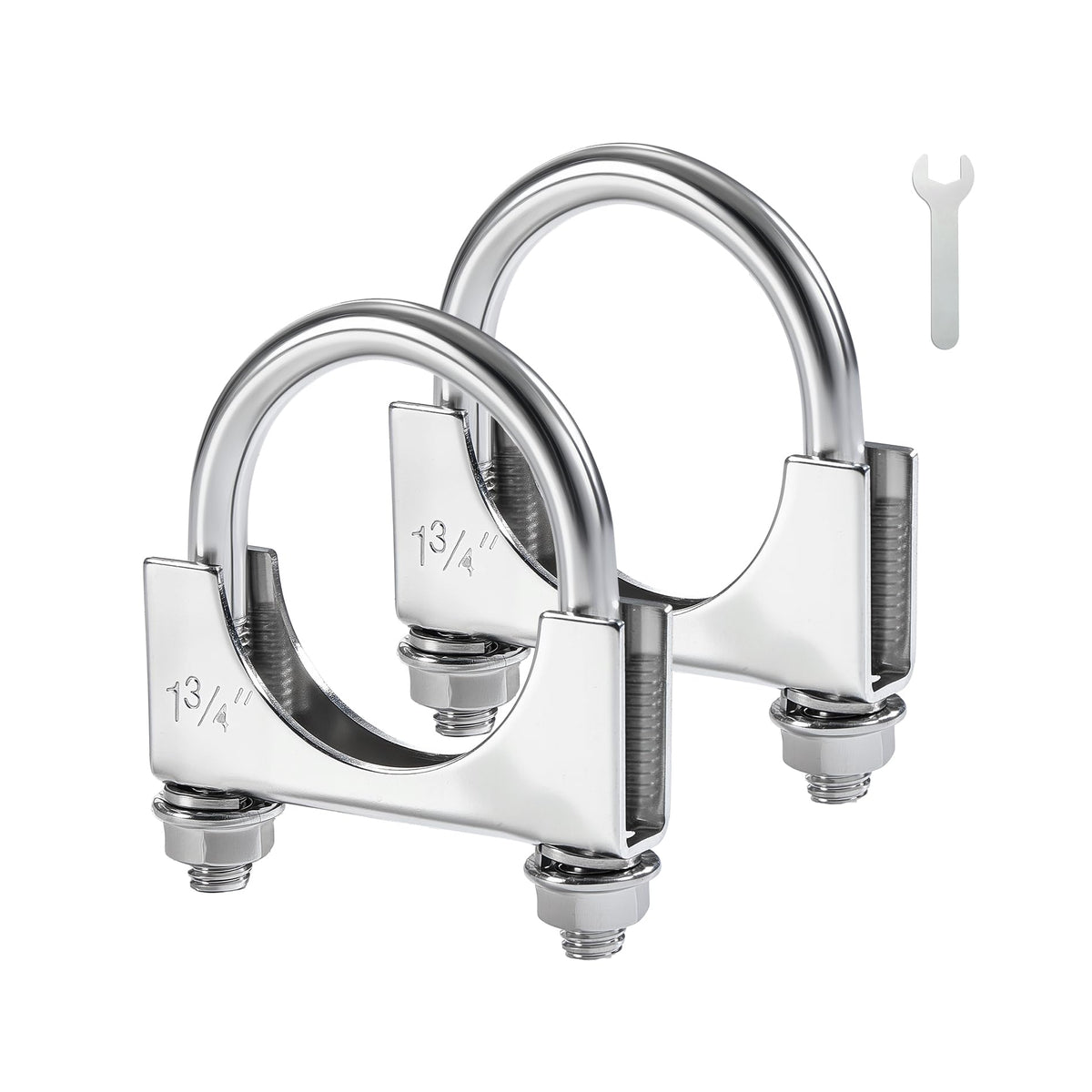 Evil Energy 1.75-inch exhaust clamp shown for secure pipe connection