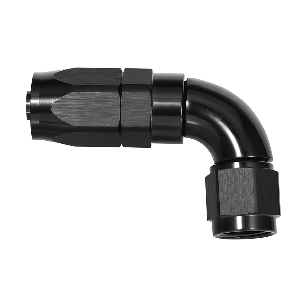 EVIL ENERGY 10AN 90-degree full-flow hose end ready for smooth routing.