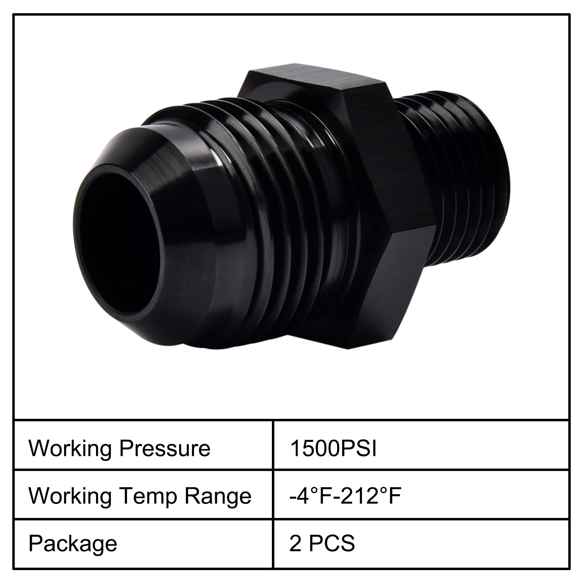 EVIL ENERGY adapter o-ring seal close-up showing reliable sealing for high-pressure lines.