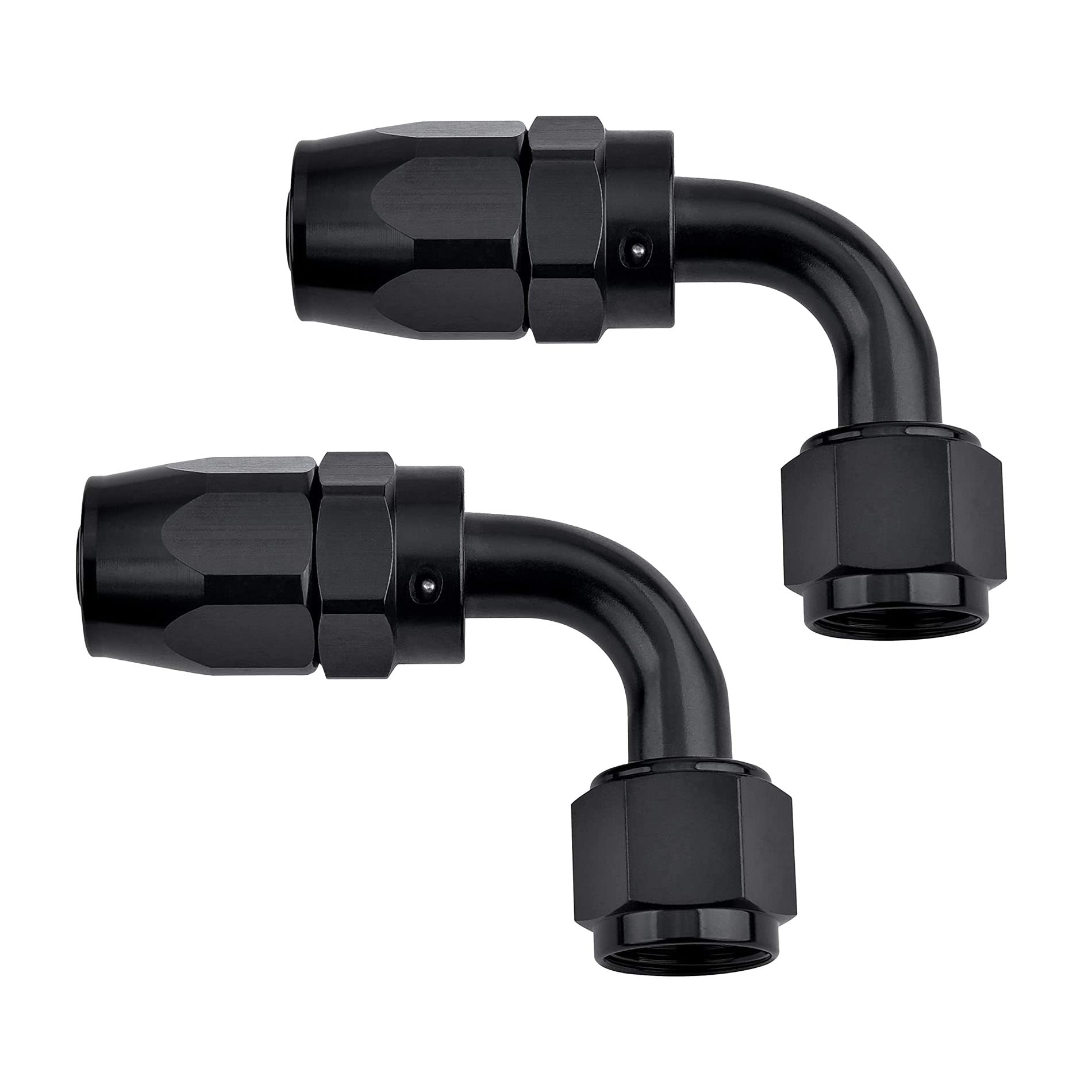 EVIL ENERGY 10AN hose-end fitting with 90-degree swivel for secure, quick connections